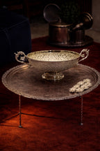 Silver Deep Oval Bowl