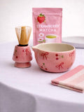 Matcha Cherry Bow Set Of 2 Set