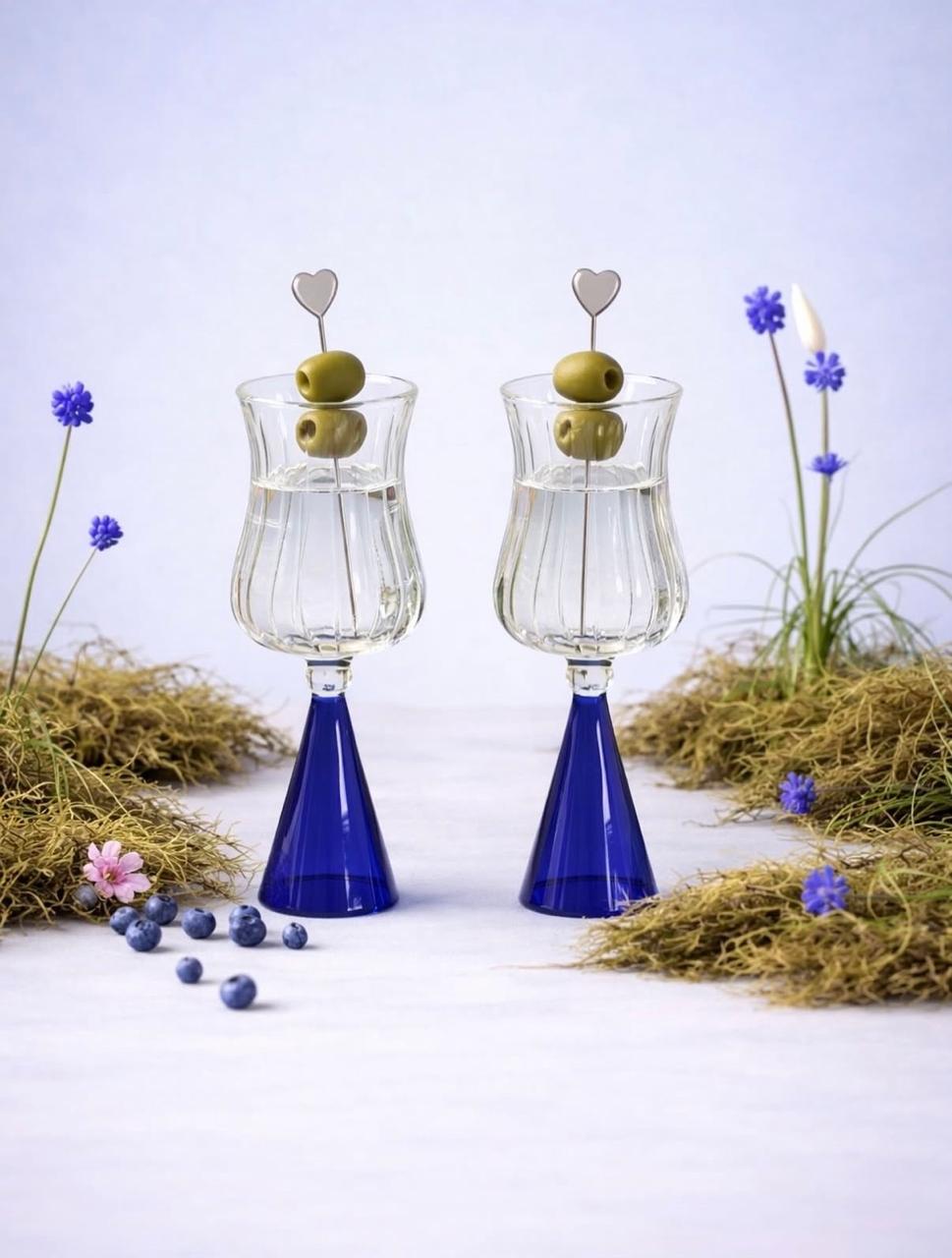 Blue Sapphire - Set of 2