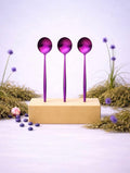 Pink Sapphire Spoons - Set of 6