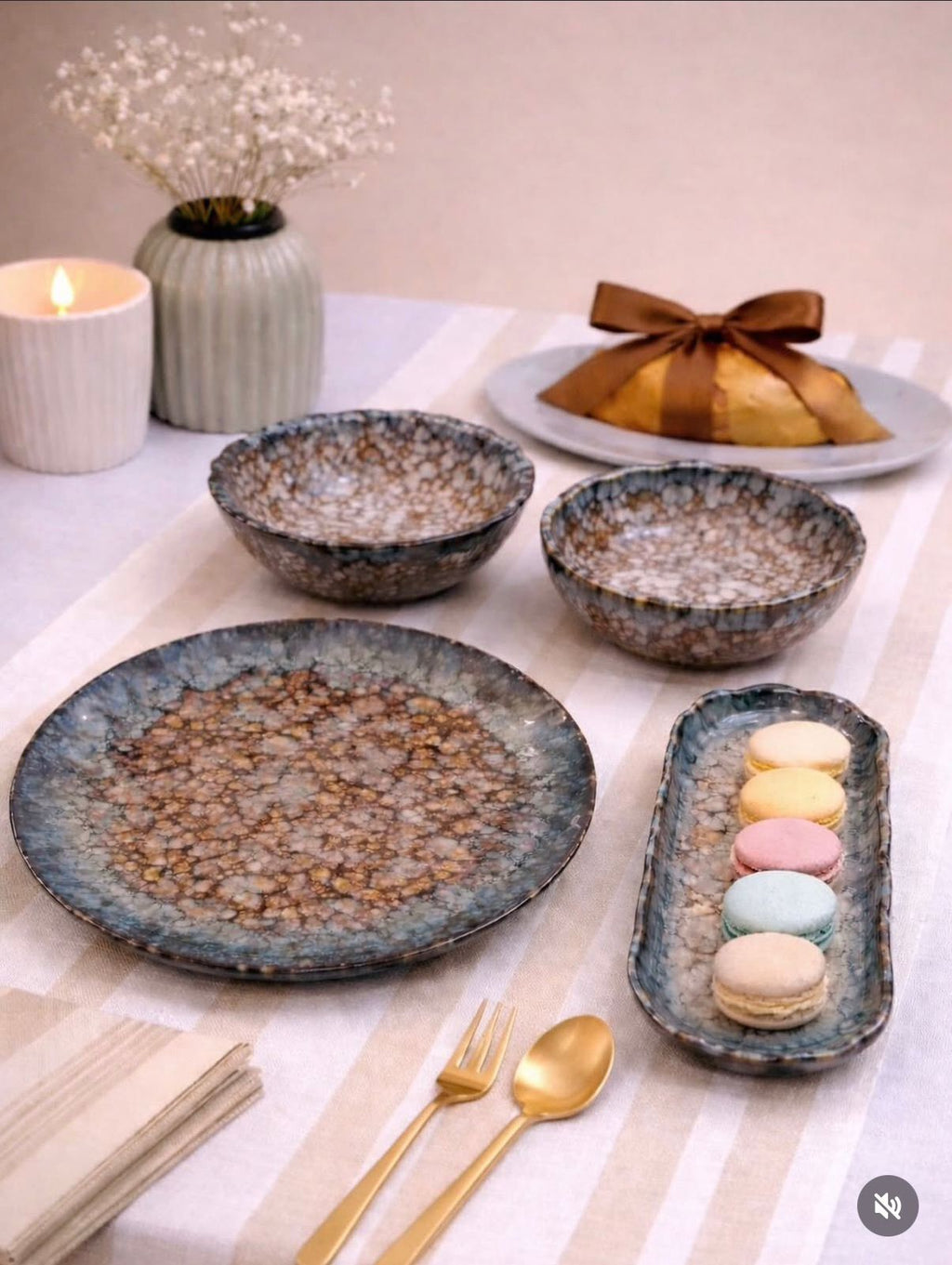 Earthy macroon / cookies platter