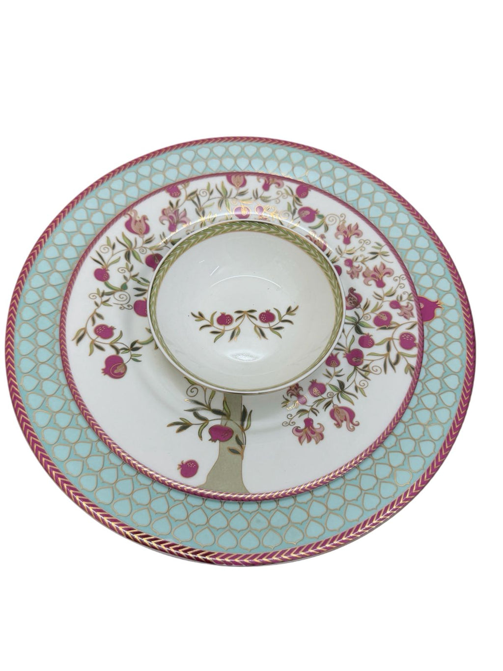 Pomegranate And Roses Dining Plate