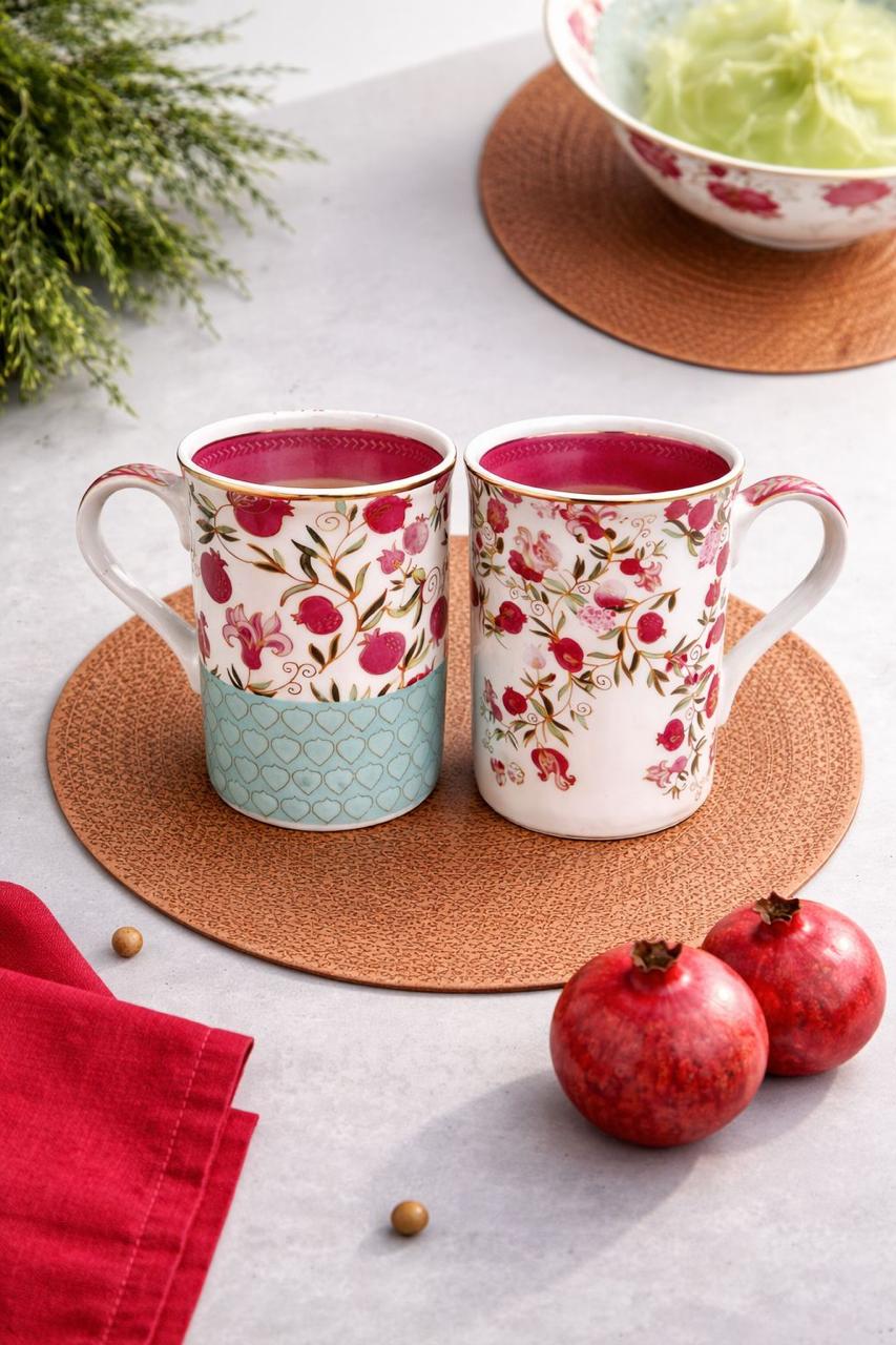 Pomegranate And Roses Mug
